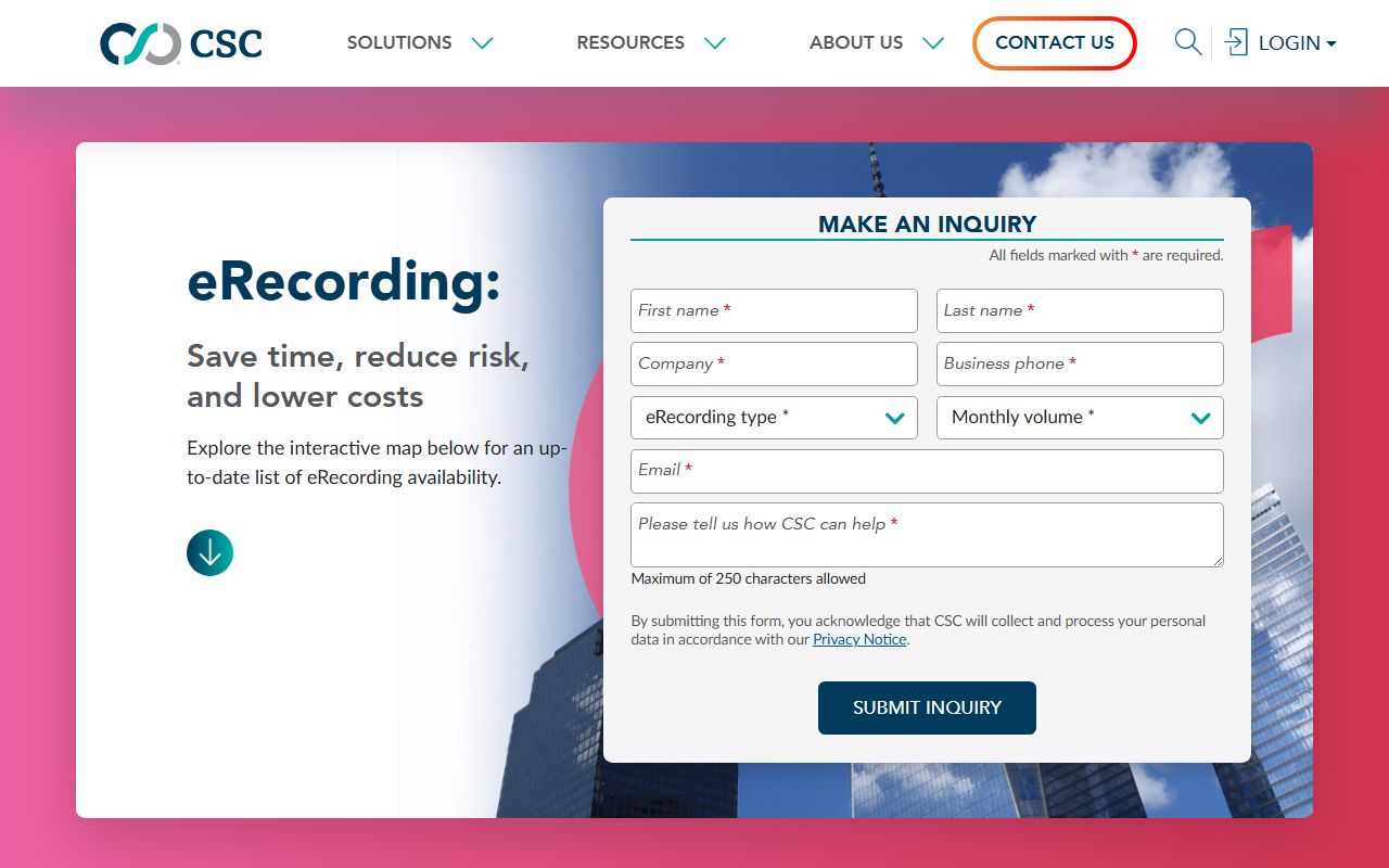Madison Parish Clerk of Court records e-recording vendor CSC