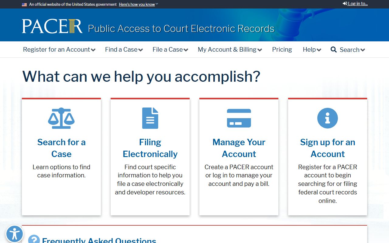 Madison Parish court records PACER federal case access
