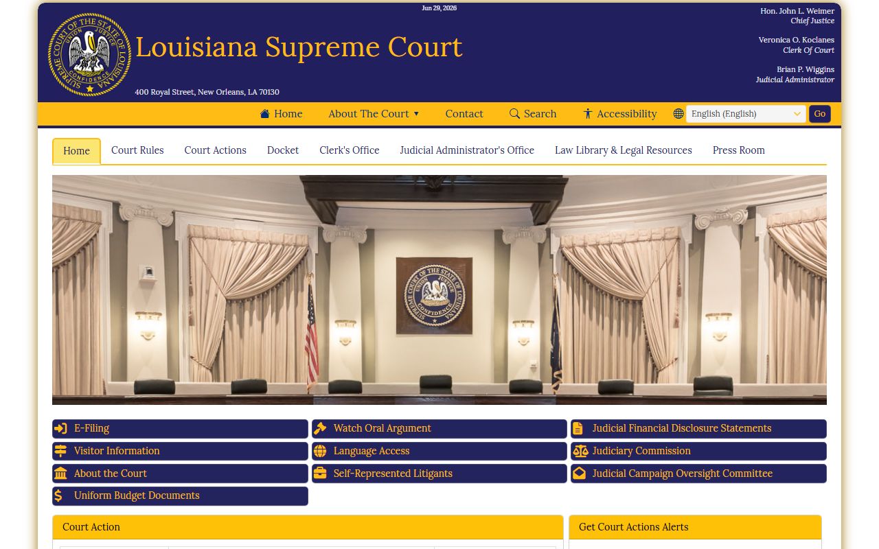 Madison Parish court records Louisiana Supreme Court resource